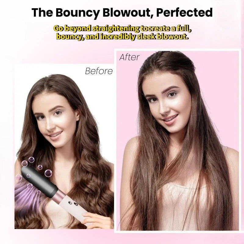 Compatible with Dyson Hair Dryer HD01/HD15 Curling Wand HS01/08 Straightening and Smoothing Nozzle Automatic Opening and Closing