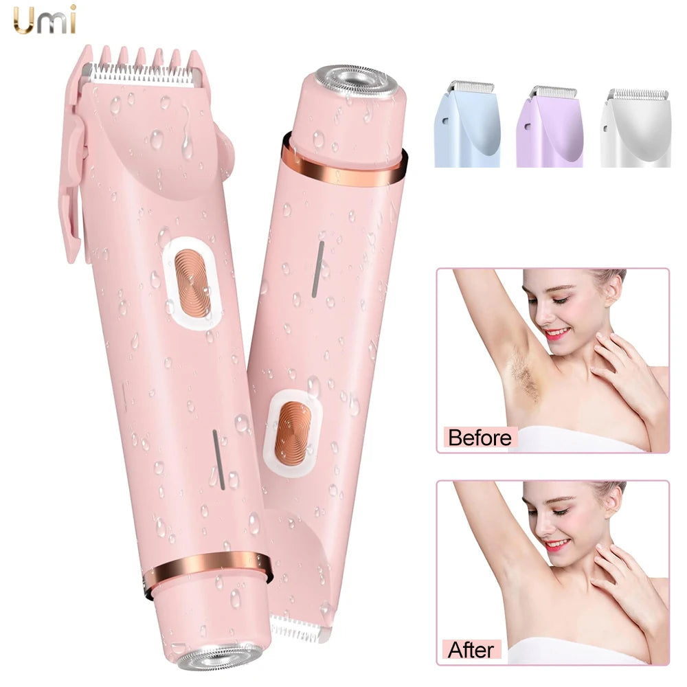 Rechargeable Women's Electric Shaver & Body Trimmer