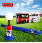 Baseball Launcher Toy, 2-in-1 Foot-Operated/Manual Press Ball Pitching Machine Indoor and Outdoor Interactive Sports Game for Kids, Kinde