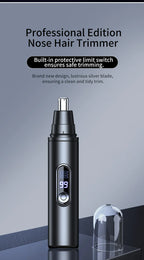 Mini Pocket Nose Hair Trimmer Painless Clipper Nose Ears Hair Eyebrow Waterproof Portable Trimmer For Men Women