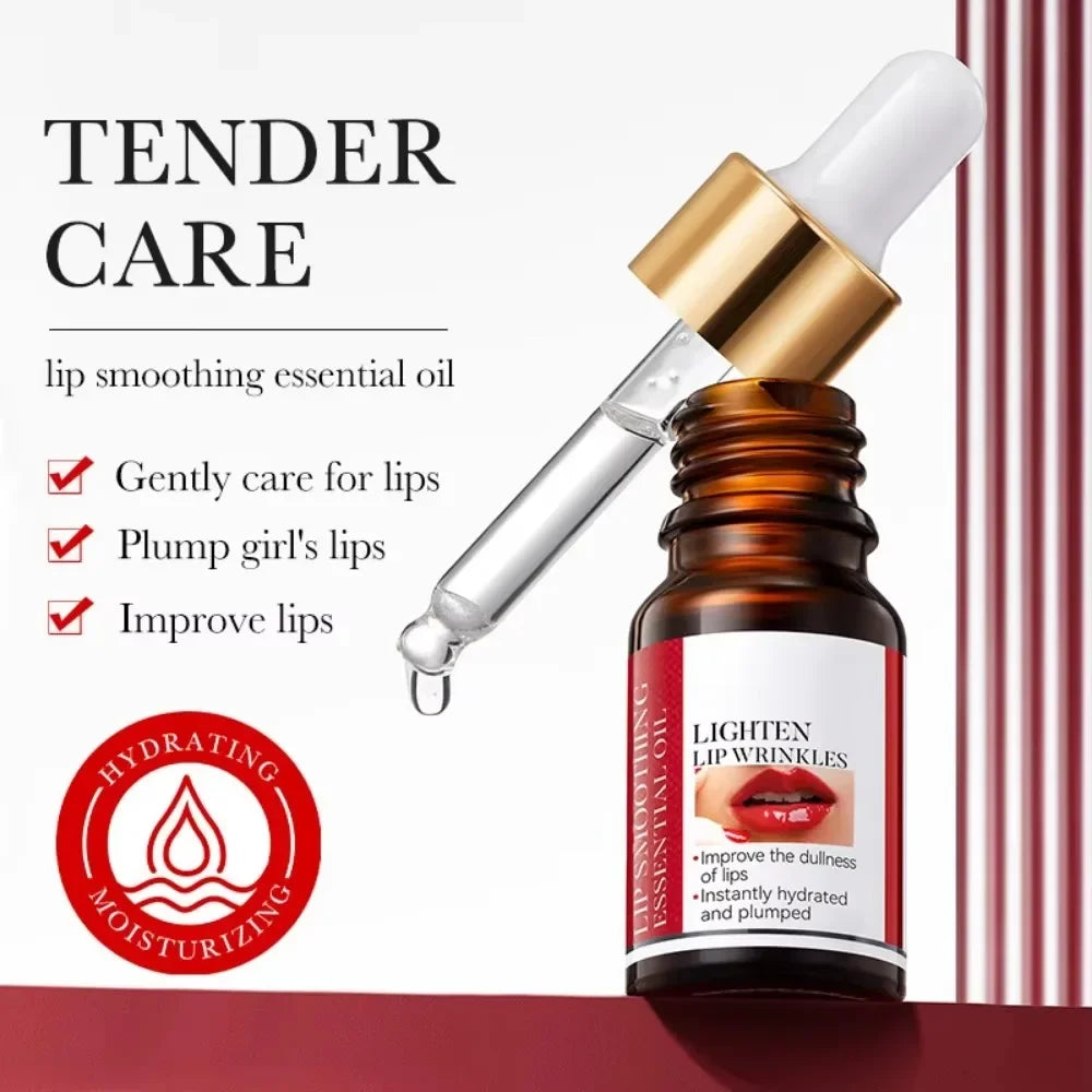 Lip Booster Plumping Serum Oil Hyaluronic Acid Moisturising  Stimulant Free Brightening Lightening Lines