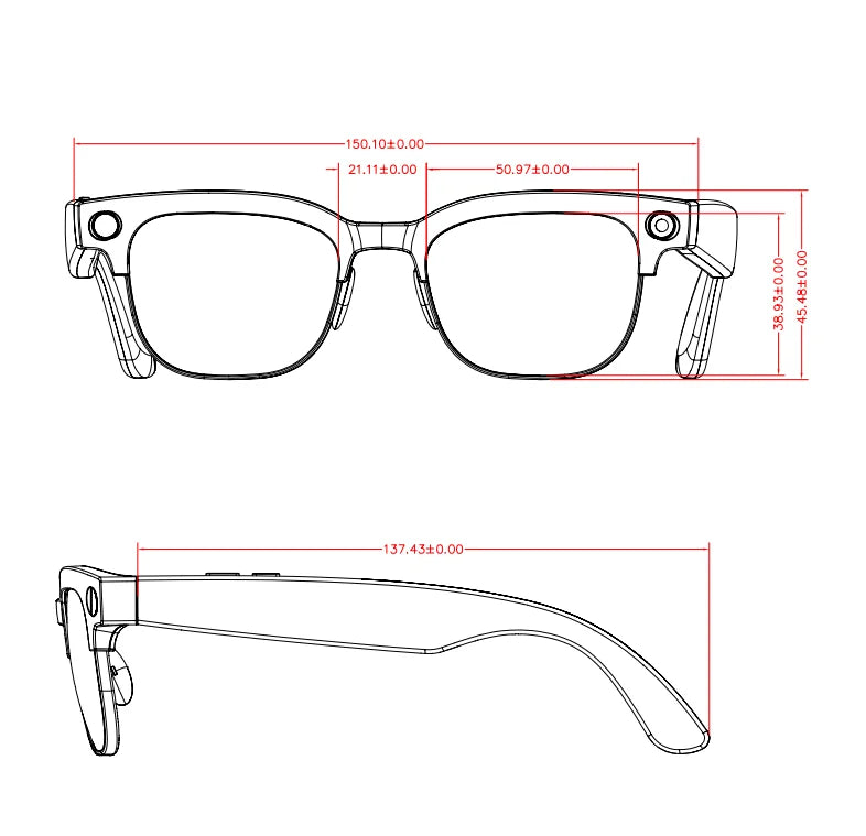 2026New 800W Pixel Camera Smart Glasses Men Video Recording AI Photo Recognition Bluetooth Call Voice Translation Sunglasses Man