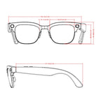 2026New 800W Pixel Camera Smart Glasses Men Video Recording AI Photo Recognition Bluetooth Call Voice Translation Sunglasses Man