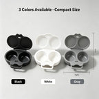 Microwave Egg Poacher Dual Cavity Breakfast Maker with lid