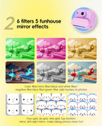 Children's Camera with Photos Prints 1080P Children's Instant Camera Toy