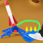 Kids Outdoor Rocket Foot Pump Outdoor Air Pressing Soaring Rocket  Toy Gifts