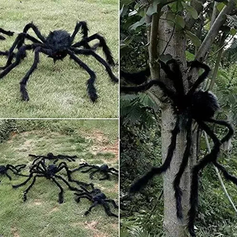 Giant Halloween Spider Decoration for Indoor & Outdoor Use