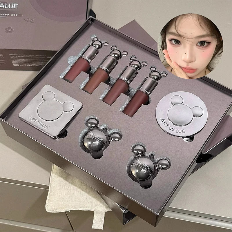 ART VALUE Lip, Cheek & Eye Makeup Set — 8 Pieces