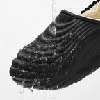 Warm Plush Waterproof EVA Indoor Slippers For Women Winter Soft Thick Bottom Non Slip Home Slippers Couple's Furry Slides