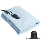 Electric Blanket Body Warmer Electric Heating Pad 12V Soft Heating Mat 9 Adjustable Temperature Electric Heat Blanket for Winter