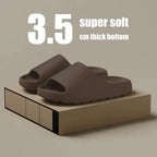 Men's Slippers EVA Soft Thick Soled Summer Fashion Slippers & Women's Slides Beach Sandals