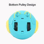 Classic Wind Up Interactive Owl Shaped Press Mechanical Sliding Toys for Boys Girls Birthday Xmas Gift