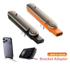 Type C Phone Charging Bracket Adapter 240W Fast Charging OTG USB-C Male to USB-C Female Converter With foldable Holder