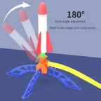 Kids Outdoor Rocket Foot Pump Outdoor Air Pressing Soaring Rocket  Toy Gifts
