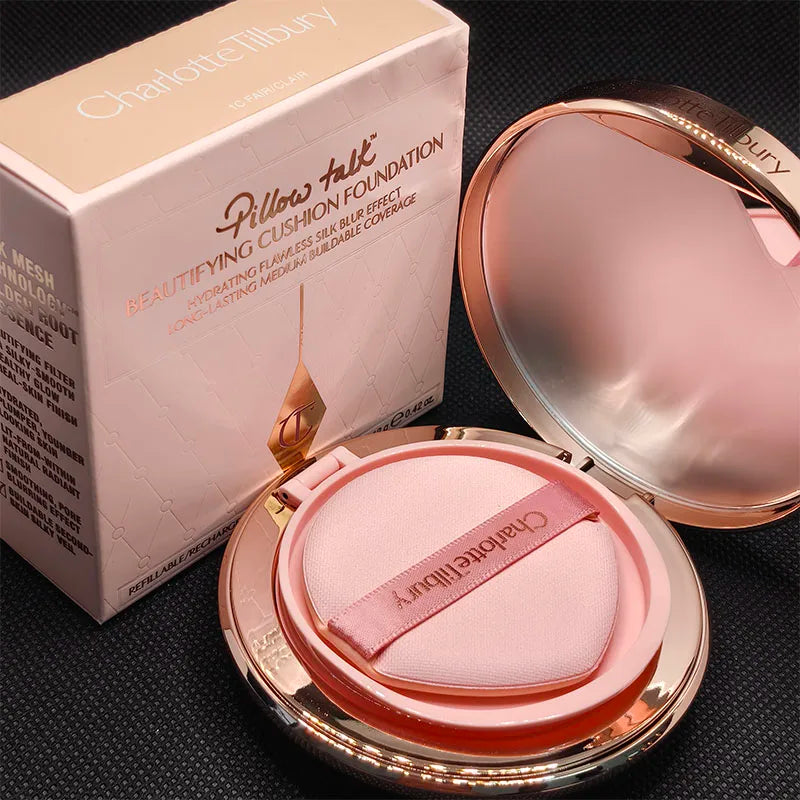 Hot Sale Charlotte Brand Setting Spray Fine Texture Powder Small Gold Plate 2 Color Powder Blusher Essence Oil Tilbury Cosmetics
