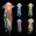 Jellyfish Colorful Nightlight Button Battery Hanging Ceiling Lantern