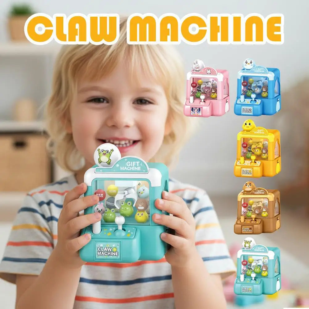 Mini Claw Machine Toy for Kids Portable Desktop Arcade Game Parent‑Child Interactive Grabber Machine Birthday Gift