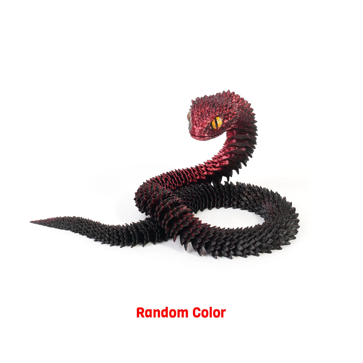 3D-Printed Jointed Snake Fidget Toy