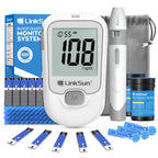 LinkSun G-425-1 Blood Glucose Meter Kit 50/100pcs Test Strips Lancets for Diabetes Monitor Digital Glucometer Blood Sugar Meter