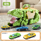 New Dinosaur Devouring Car Attack Tyrannosaurus Rex Devouring Transformation Toy Puzzle Children's Storage Inertial Sliding Car