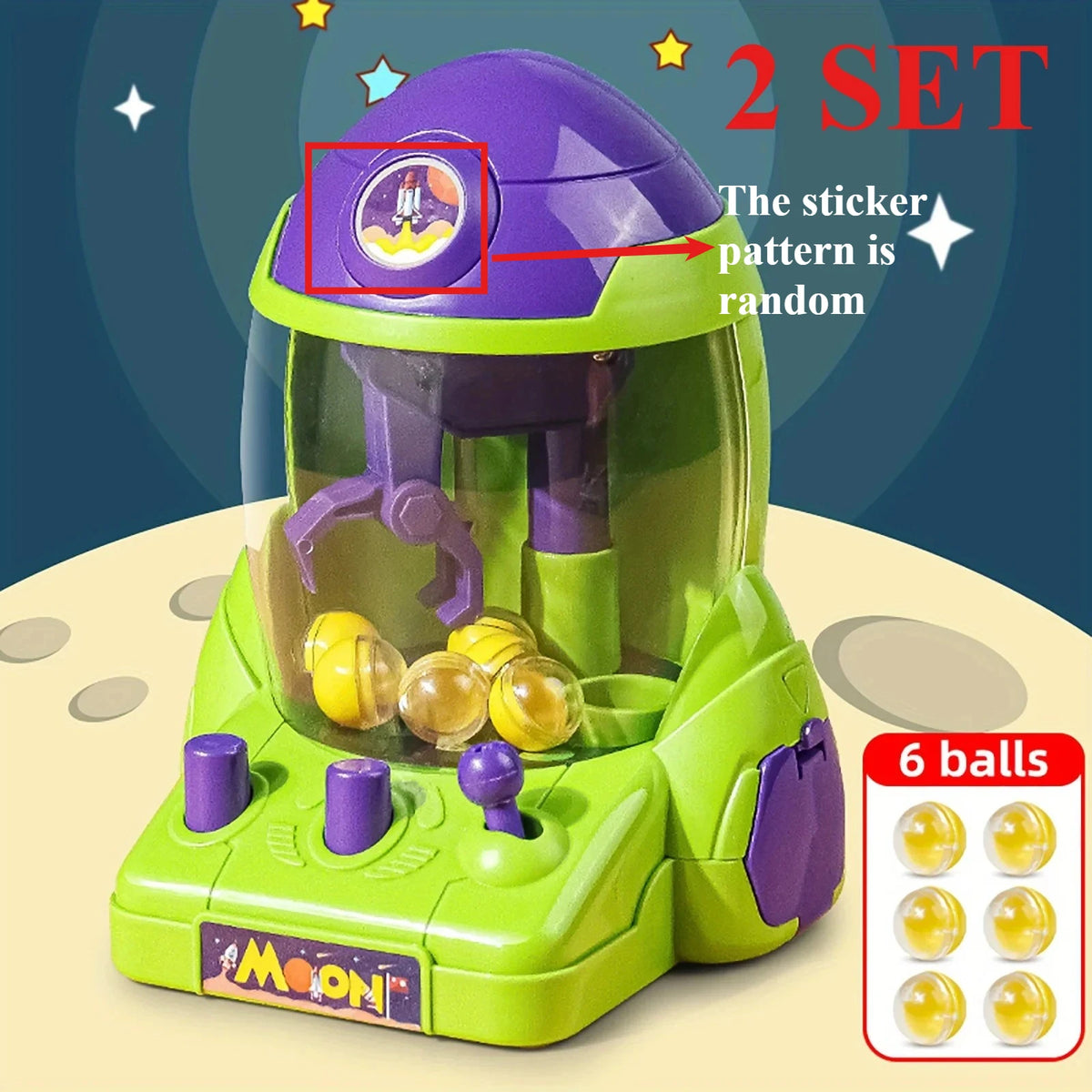 Space Rocket Crawler & Egg Twister Toy