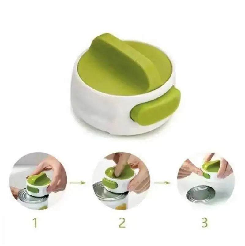 Manual Can Opener Bottle Opener Multifunctional Jar Opener Stainless Steel Heavy Duty Easy Grip Kitchen Gadgets for Home