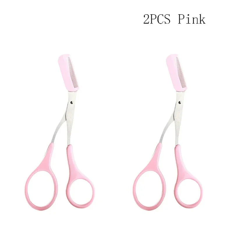 Eyebrow Trimmer & Shaping Scissors Set – 1 or 3 Piece