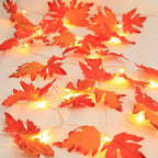 Autumn Maple Leaf LED String Lights – 2m, 3m or 6m