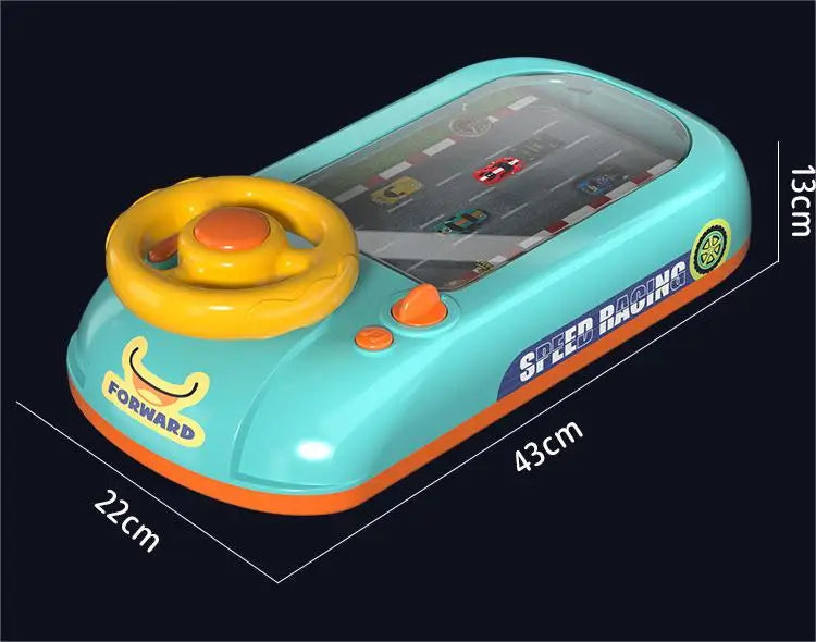 Children's Steering Wheel Driving Toys Vehicle Electronic  Game