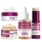 Calcium Skincare Set-Antioxidant Firming Serum Cream Fade Fine Lines  Boosting Face Care