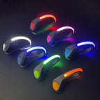LED Luminous Shoe Clip Light Outdoor Running Cycling Bicycle RGB Novelty Lighting Safety Night Warn Lamp Glowing Zapato Ciclismo