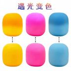 New Needoh Mello Mallo Uv Light Reactive Squish Toy Marshmallow Texture Slow Rising Squeeze Fidget Toy Sunlight Color Change