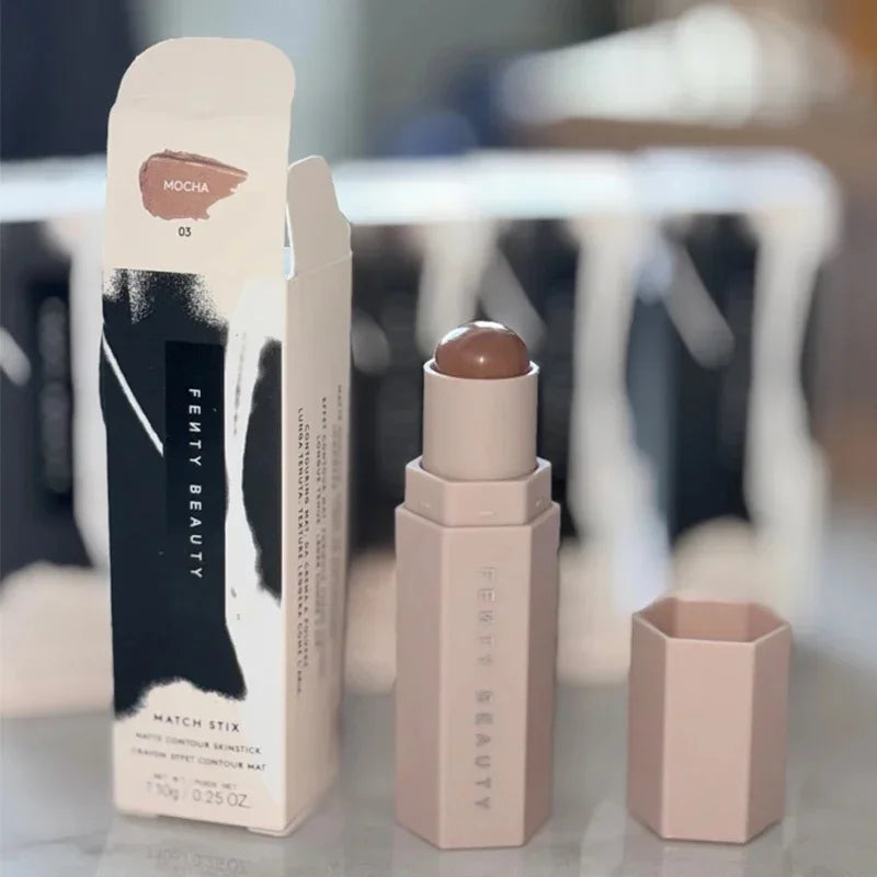 Fenty Beauty Multi-color Contour Stick Concealer Facial 3D Diamond Highlight Non Fading Water Gloss Lip Glaze Gloss Cosmetics