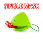 Frog Lizard Mask Wagging Tongue Lick Cards Board Games for Children Toys