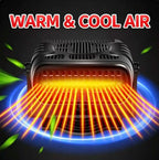 12V 120W /24V 200W Portable Car Heater Cooler Fan Fast Defrost Defogger Rotatable Holder for Truck SUV Windscreen