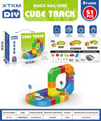 Electric Magnetic Track Set With Anti-Gravity Vehicles - 100+ Pieces For Kids Gift Toy