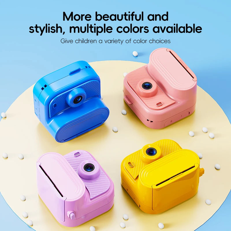 Children's Camera with Photos Prints 1080P Children's Instant Camera Toy