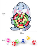 Kids Sticky Ball Dart Board Game – Ages 3+