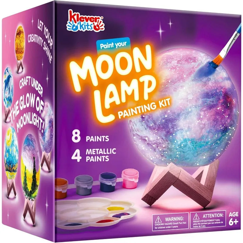 JOYFY DIY Moon Night Light toys Paint 3D Chirstmas