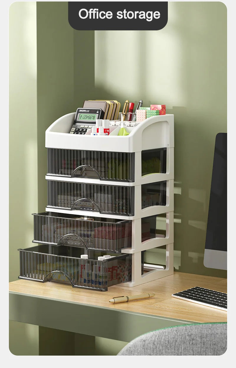 New 1Pc 5-layer Makeup Storage Box Debris Storage Box Drawer cabinet