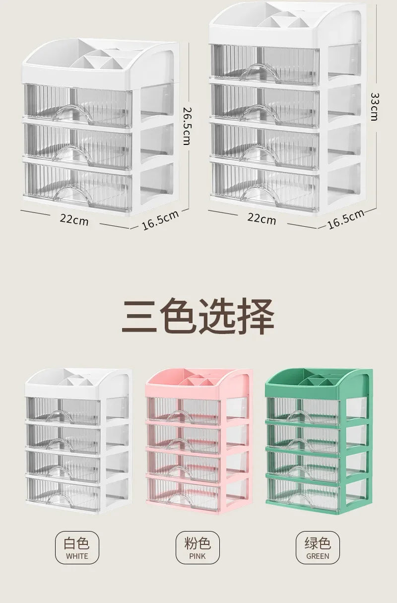 New 1Pc 5-layer Makeup Storage Box Debris Storage Box Drawer cabinet