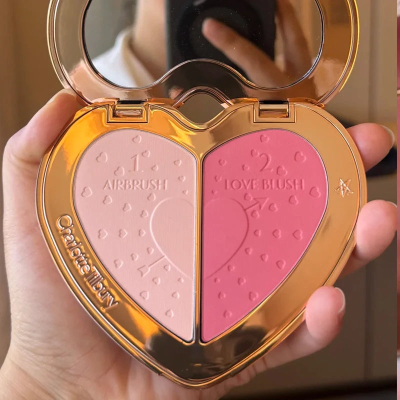 Makeup sets CT Lipstick Light Pink Medium Pink Plumps Gloss Lip Tint Heart-shaped Two-tone Blush Lip Liner Eyeshadow Palette