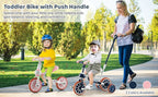 DORTALA 4 in 1 Kids Tricycle Toddler Balance Bike Adjustable