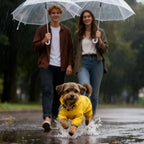 Lightweight Waterproof Dog Raincoat for Small to Large Dogs