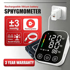 Rechargeable Upper Arm Blood Pressure Monitor