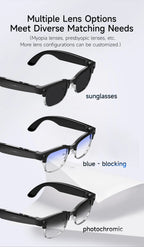 2026New 800W Pixel Camera Smart Glasses Men Video Recording AI Photo Recognition Bluetooth Call Voice Translation Sunglasses Man