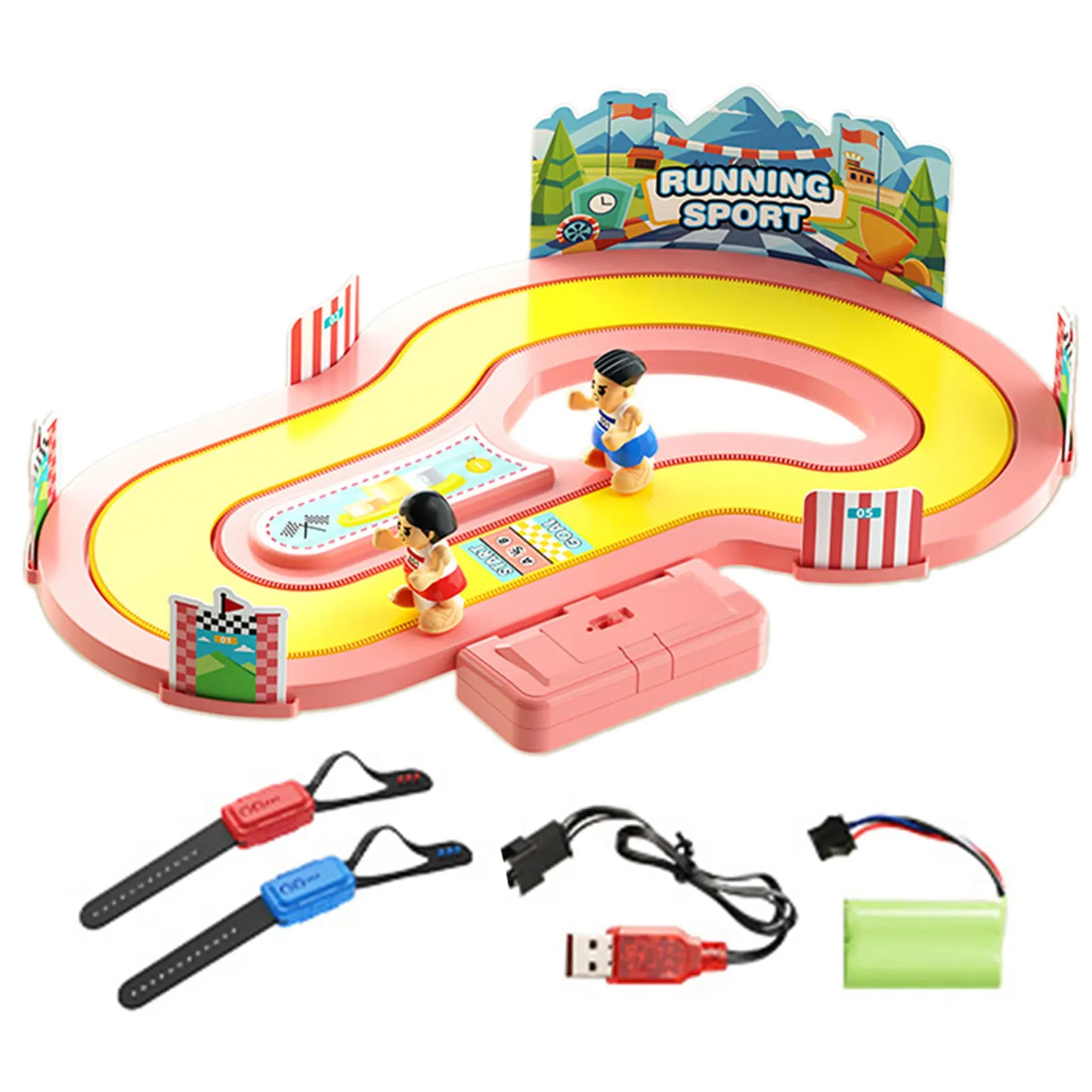 Wireless Motion Sensing Track Racing Game  Interactive Family Game
