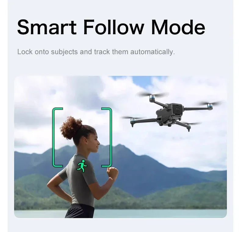 original GT60 Drone 4.3-inch Large Screen Foldable drone 8K HD Dual Camera Gps Brushless Optical Avoidance Airdrop RC Quadcopter