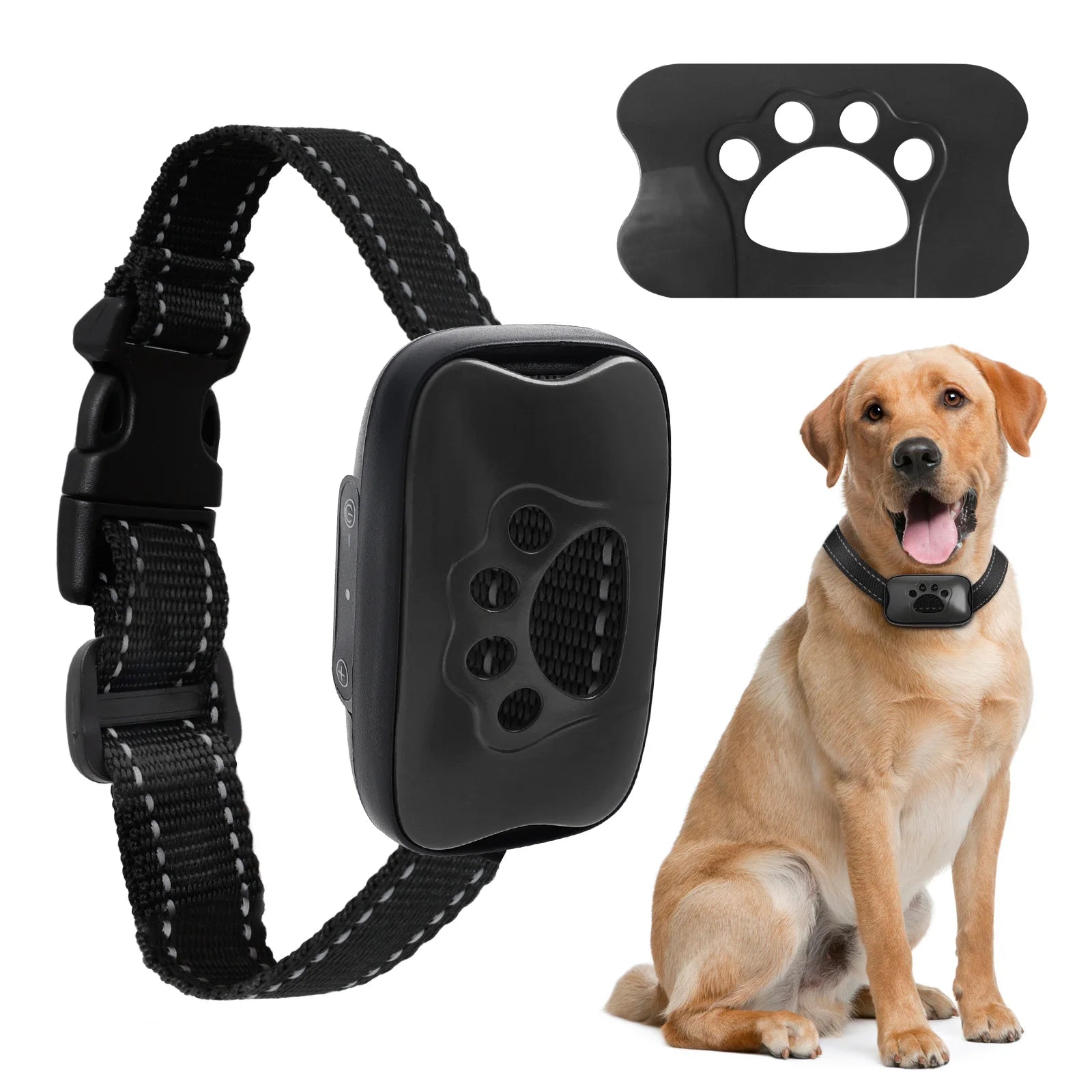 USB Rechargeable Anti-Bark Dog Collar with Sound & Vibration