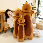 50-110cm Kawaii Giant Long Capybara Plush Pillow Soft Stuffed Animals Cartoon Toys Babys Accompany Sleeping Doll for Girls Gifts